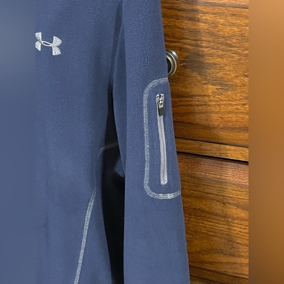 Under Armour Men's Quarter Zip fleece Pull Over size S - Picture 3 of 6